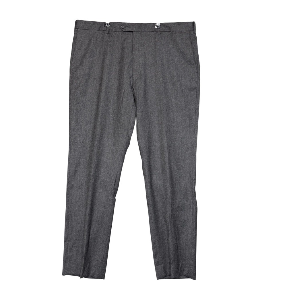 JWN Dress Pants Mens 40W Gray Zignone Wool Cashmere Italy Traditional Fit Italy